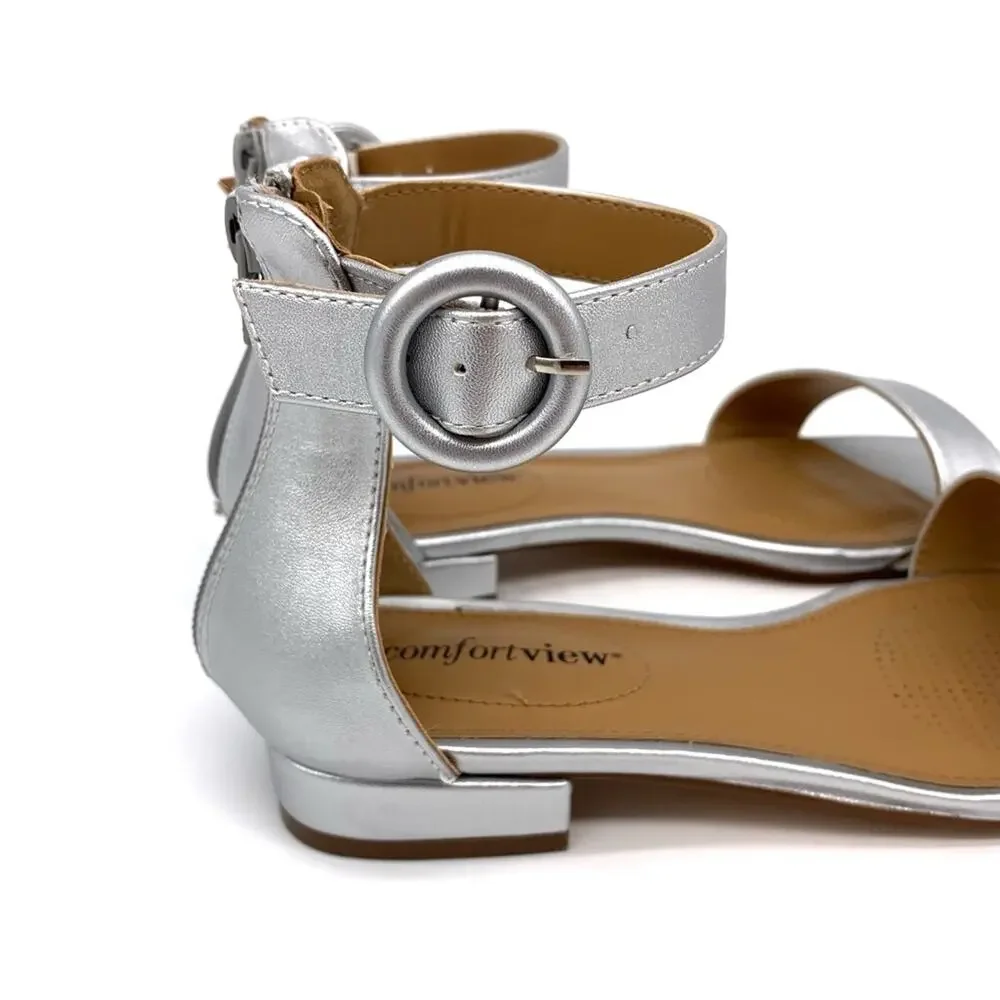 COMFORTVIEW The Alora Sandal Silver 7
